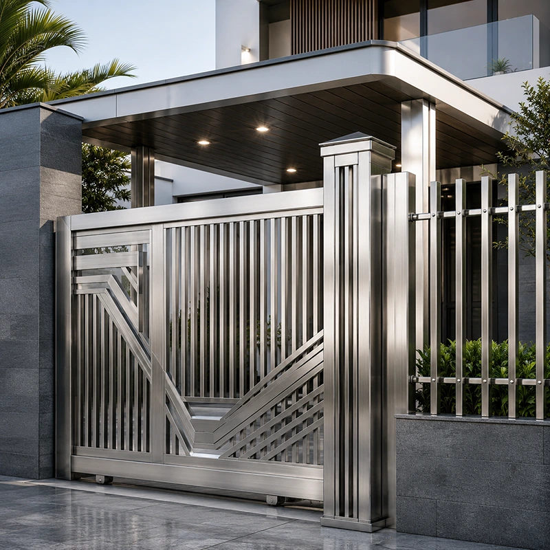 Công trình cửa inox cao cấp